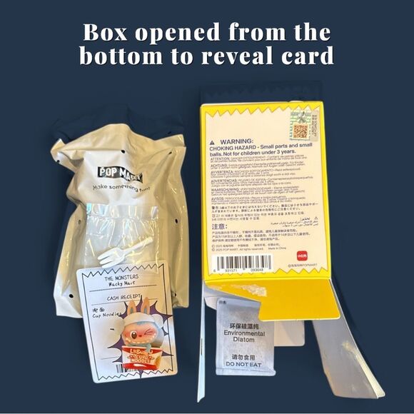 Pop Mart Wacky Mart The Monsters Figurine Cup Noodles - Picture 6 of 16